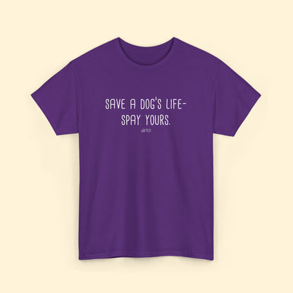 Save a Dog's Life | Unisex T-shirt - Detezi Designs - 19597581497434469347