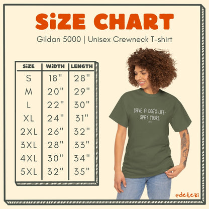 Save a Dog's Life | Unisex T-shirt - Detezi Designs - 19597581497434469347