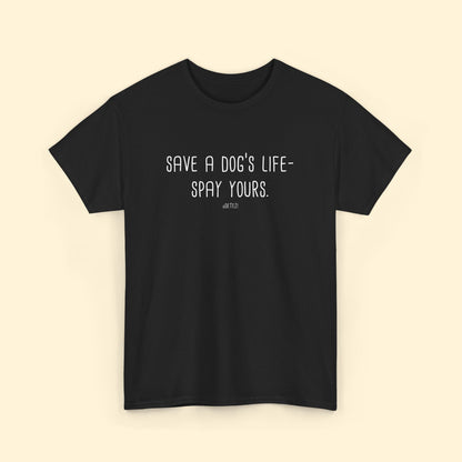 Save a Dog's Life | Unisex T-shirt - Detezi Designs - 21097549626128565638