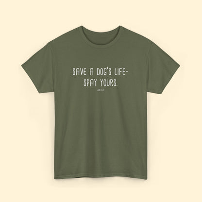 Save a Dog's Life | Unisex T-shirt - Detezi Designs - 23347734366006492586