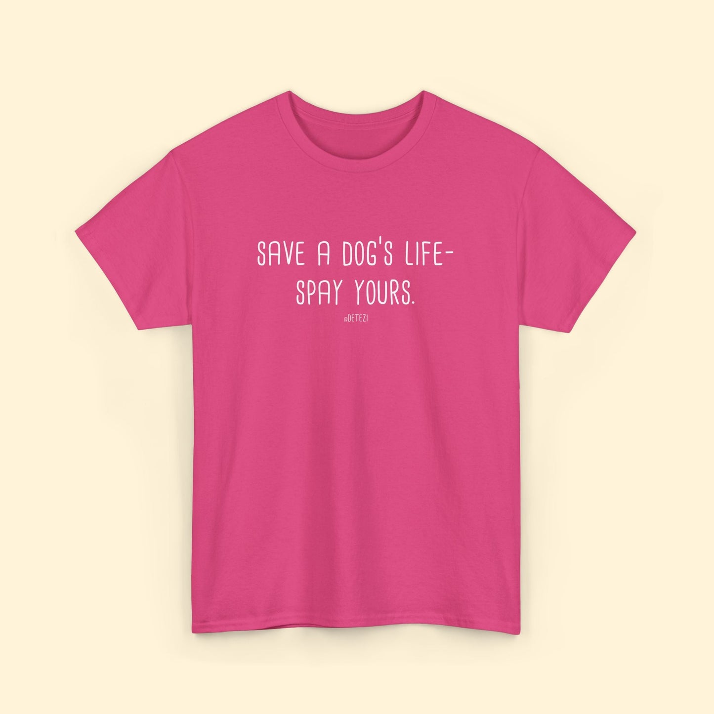 Save a Dog's Life | Unisex T-shirt - Detezi Designs - 23926342855105955725