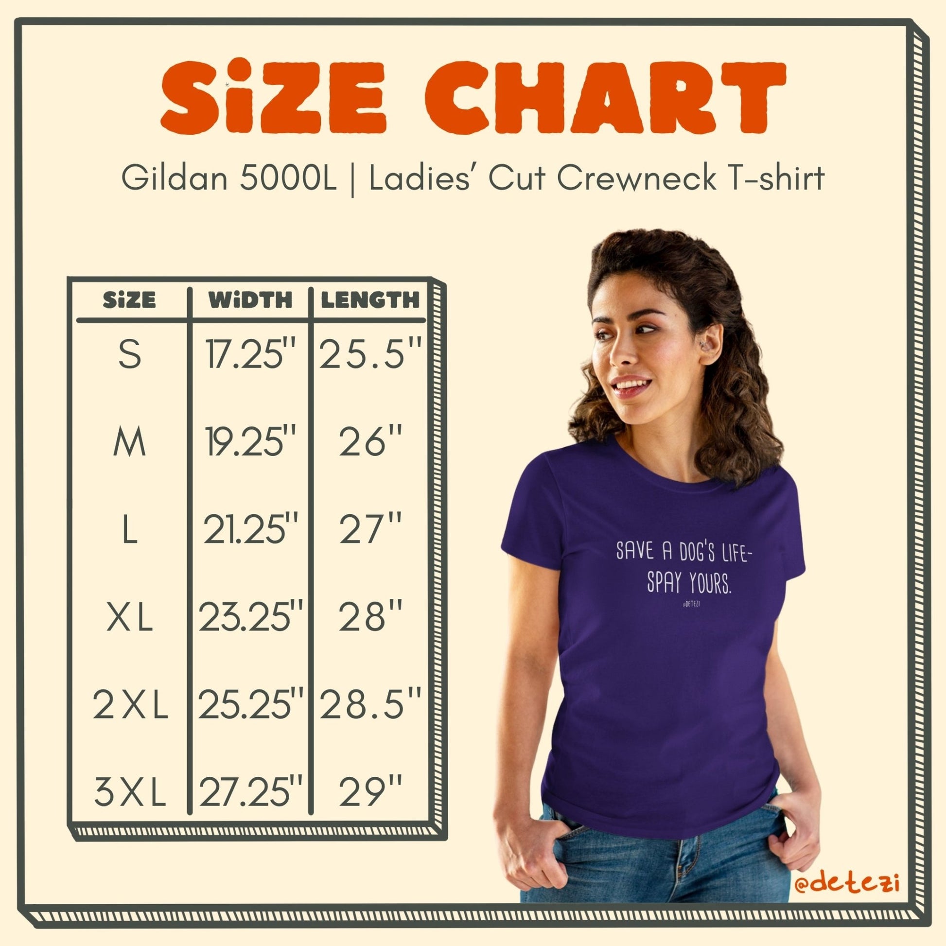 Save a Dog's Life | Women's Midweight Cotton Tee - Detezi Designs - 32677357261886348621