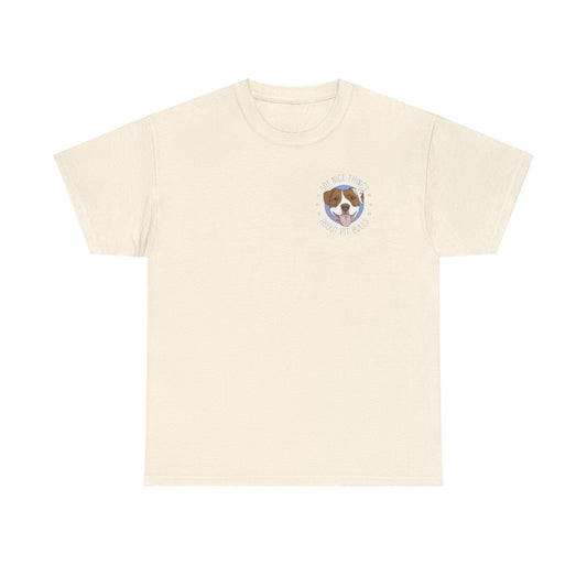 Say Nice Things About Pit Bulls | Pocket Print | T-shirt - Detezi Designs-43038771070202079324
