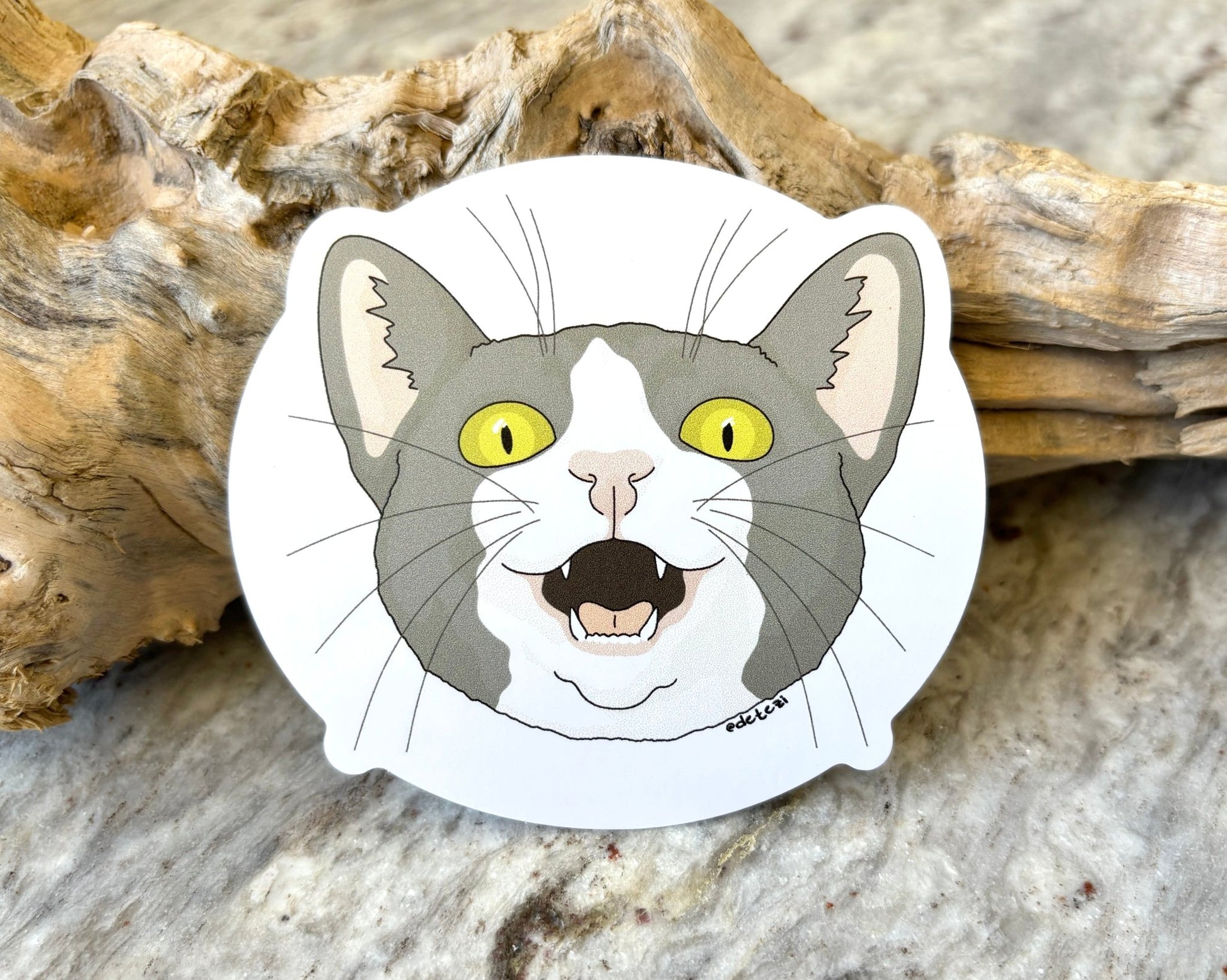 SCREAM | 3" Vinyl Sticker - Detezi Designs - 