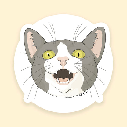 SCREAM | 3" Vinyl Sticker - Detezi Designs - 