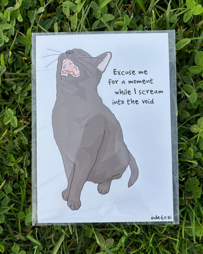 Scream Into the Void | Giclee Fine Art Print - Detezi Designs - 