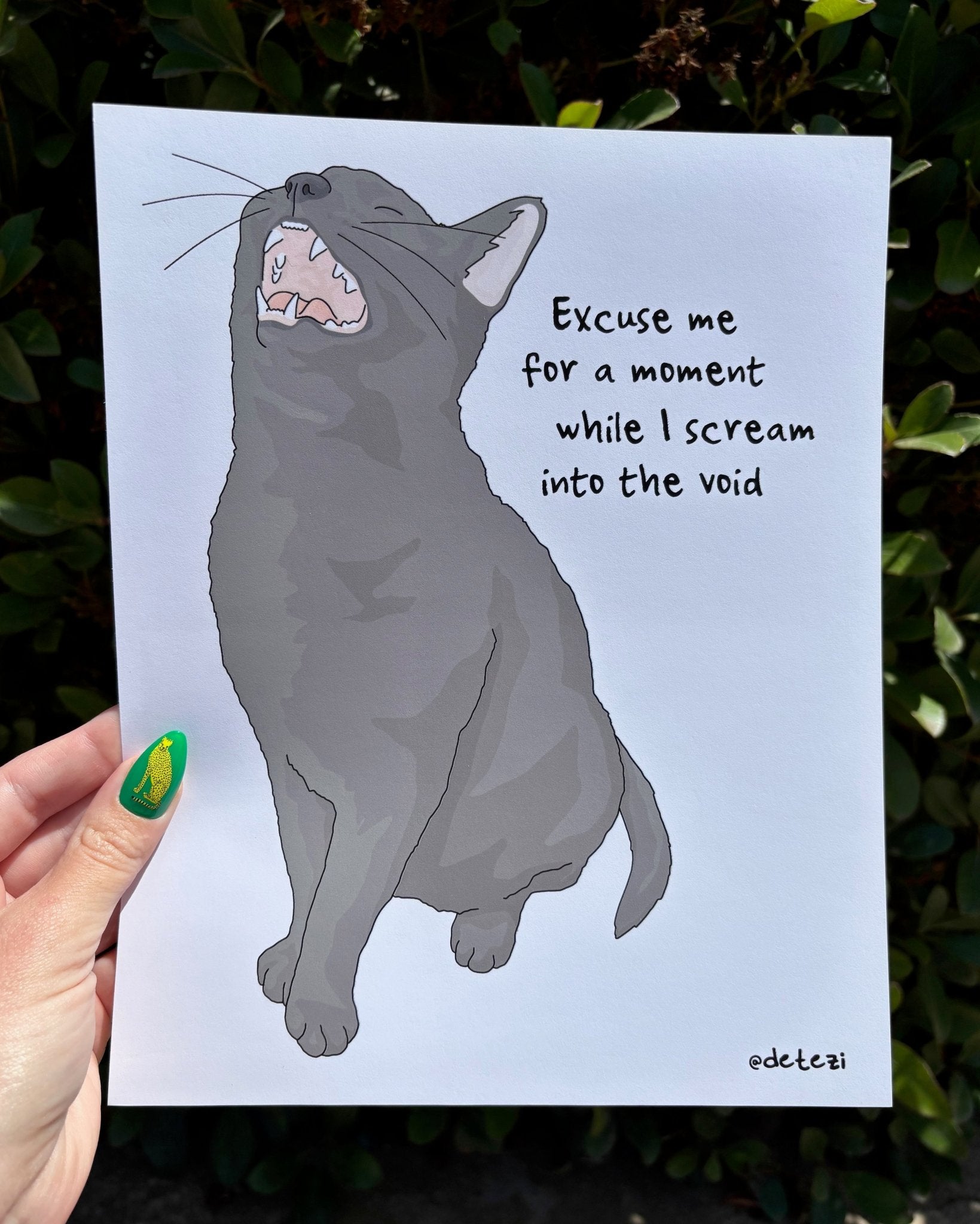 Scream Into The Void | Giclée Fine Art Print - Detezi Designs - 