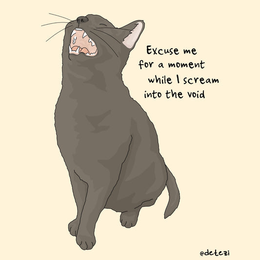 Scream Into the Void | Giclee Fine Art Print - Detezi Designs - 