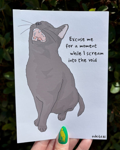 Scream Into The Void | Giclée Fine Art Print - Detezi Designs - 
