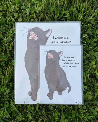 Scream Into the Void | Giclee Fine Art Print - Detezi Designs - 