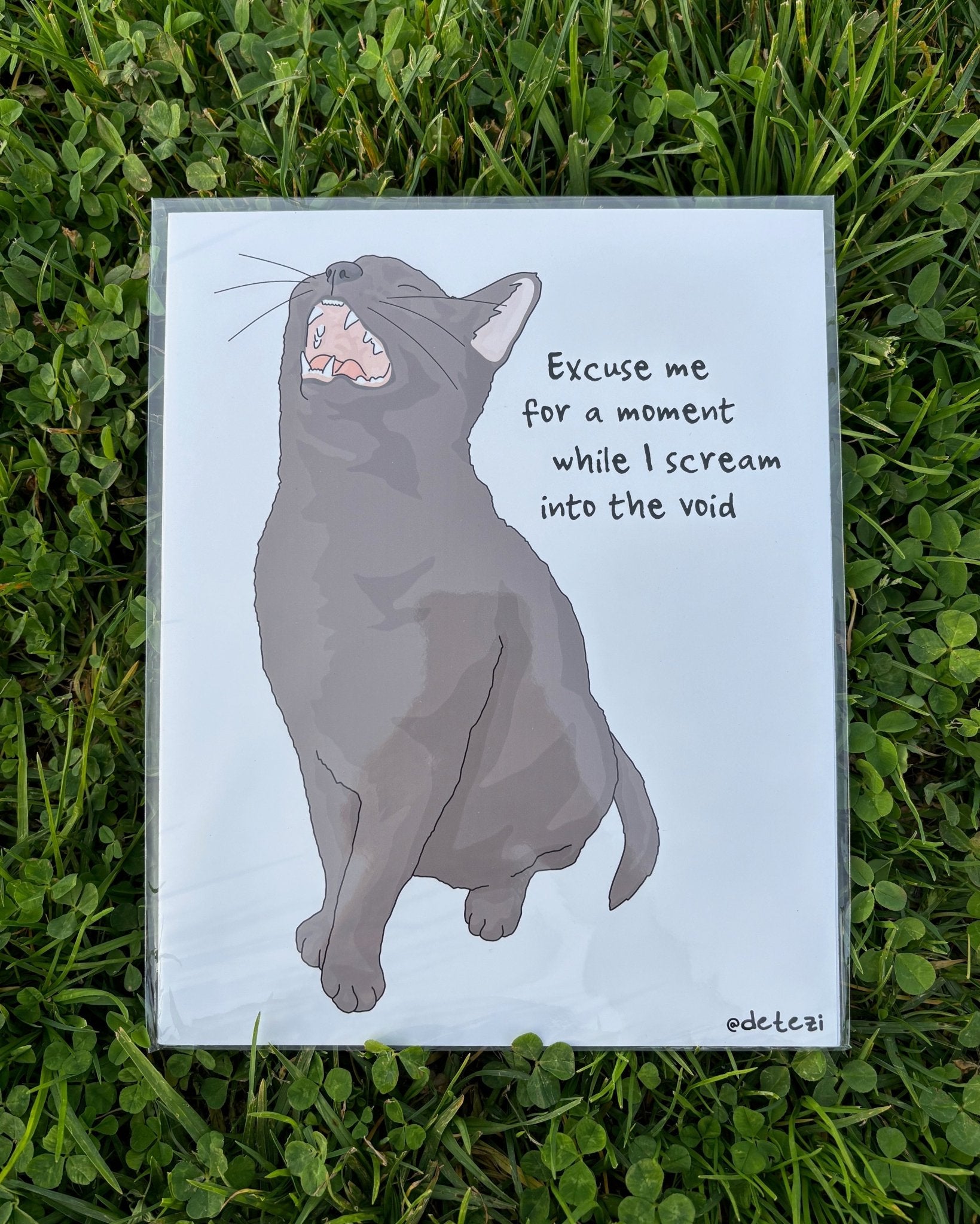 Scream Into the Void | Giclee Fine Art Print - Detezi Designs - 