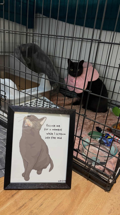 Scream Into the Void | Giclee Fine Art Print - Detezi Designs - 