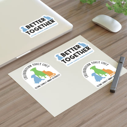 Second Chances Animal Resources | FUNDRAISER | Sticker Sheet - Detezi Designs - 73526828987837700936