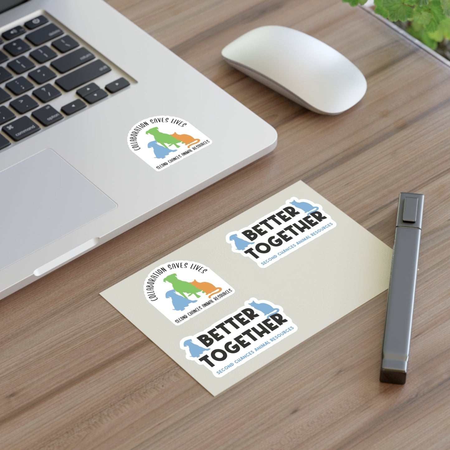 Second Chances Animal Resources | FUNDRAISER | Sticker Sheet - Detezi Designs - 73526828987837700936