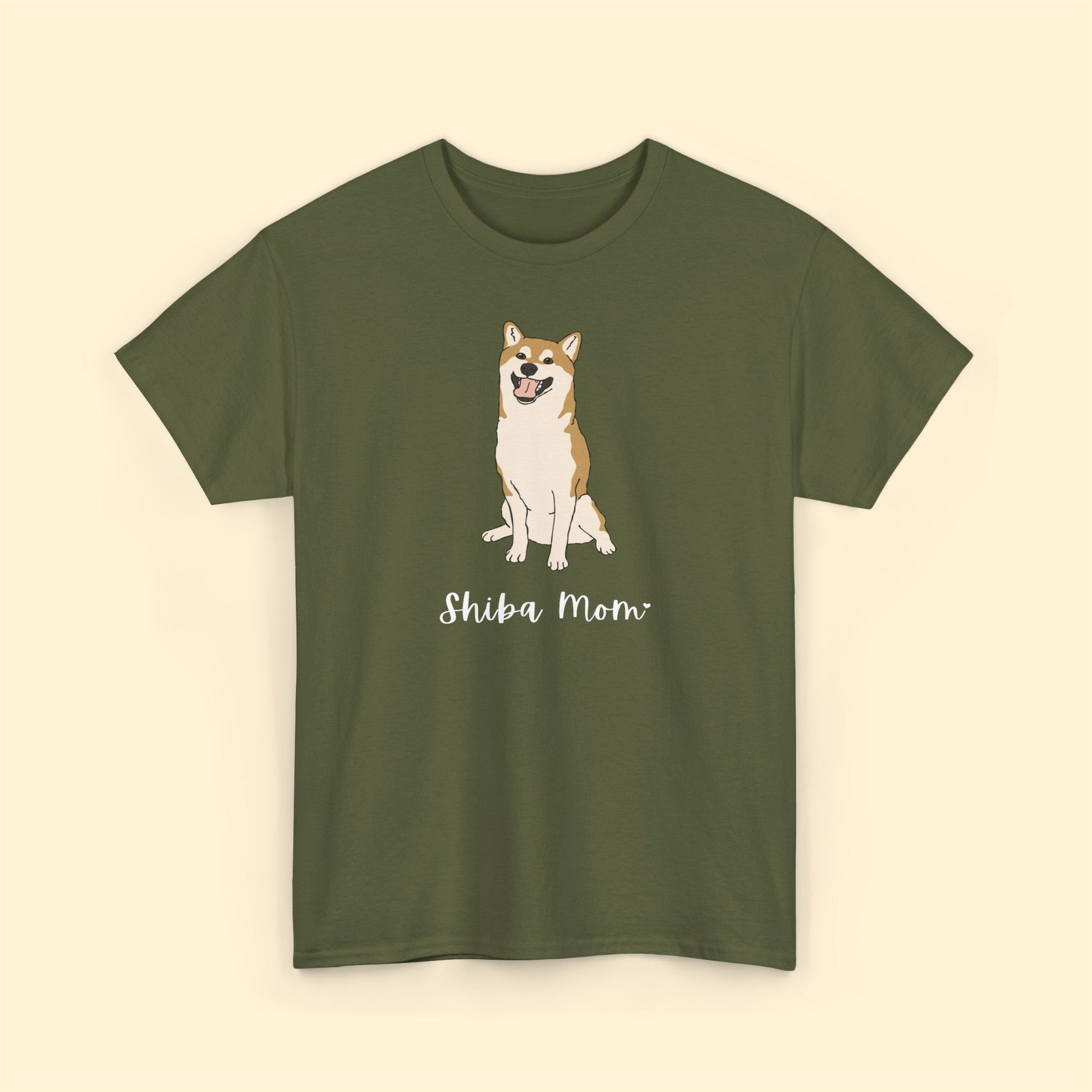 Shiba Mom | Unisex T-shirt - Detezi Designs-14138928339761917296