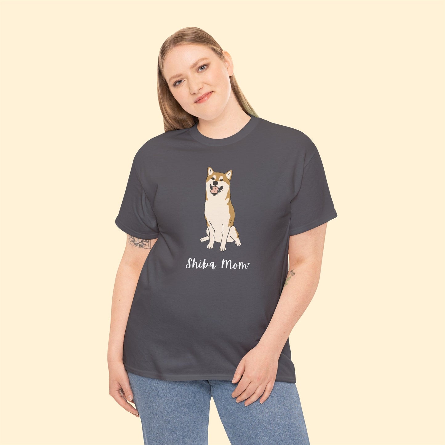 Shiba Mom | Unisex T-shirt - Detezi Designs-19071803280661871308