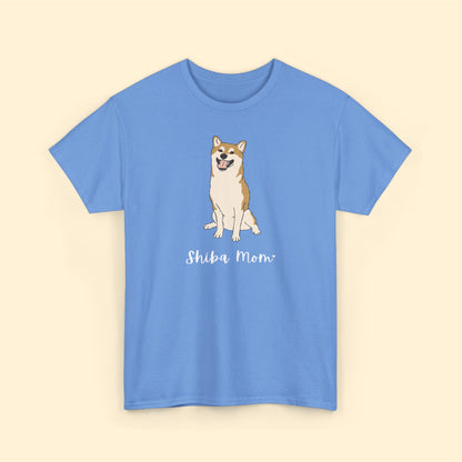 Shiba Mom | Unisex T-shirt - Detezi Designs-29644970766625319409