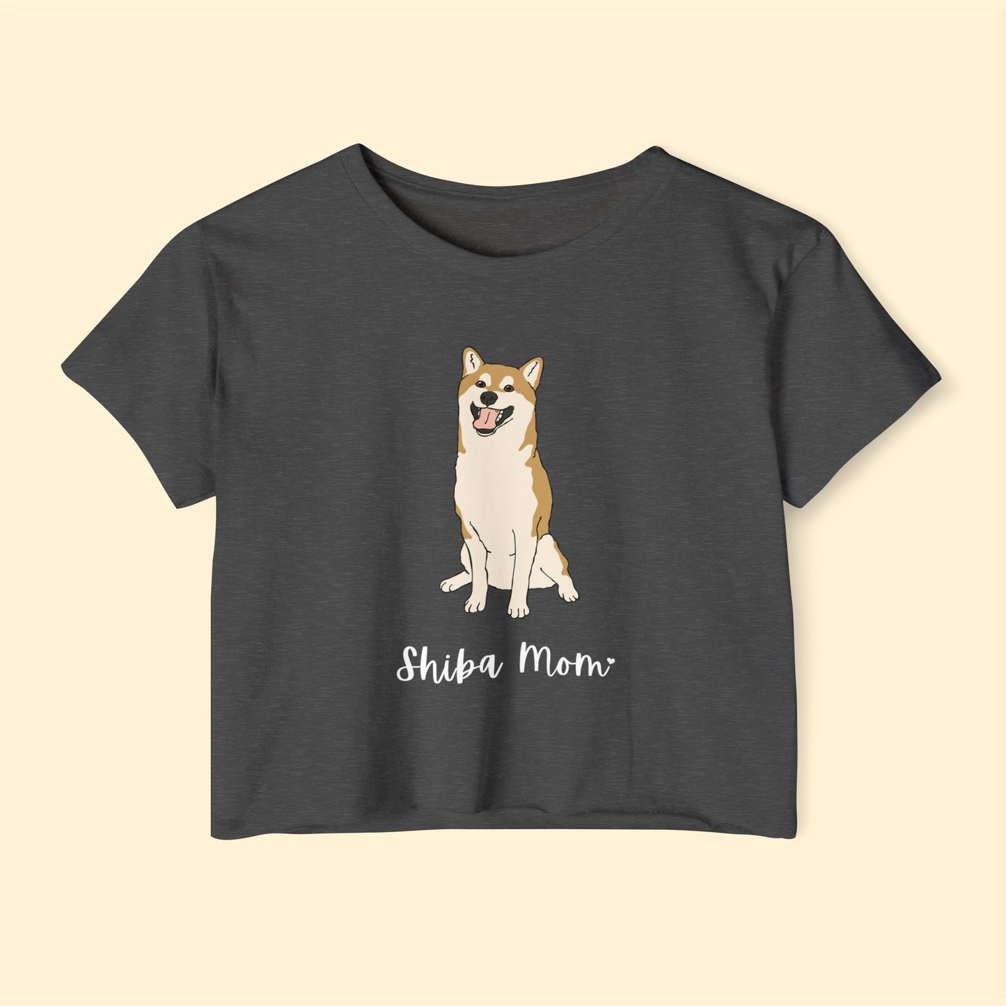 Shiba Mom | Women's Festival Crop Top - Detezi Designs-24731213705460232334