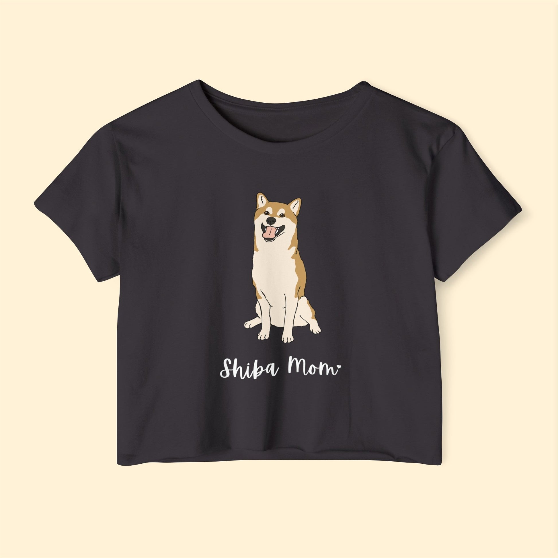 Shiba Mom | Women's Festival Crop Top - Detezi Designs-27928045664860245075