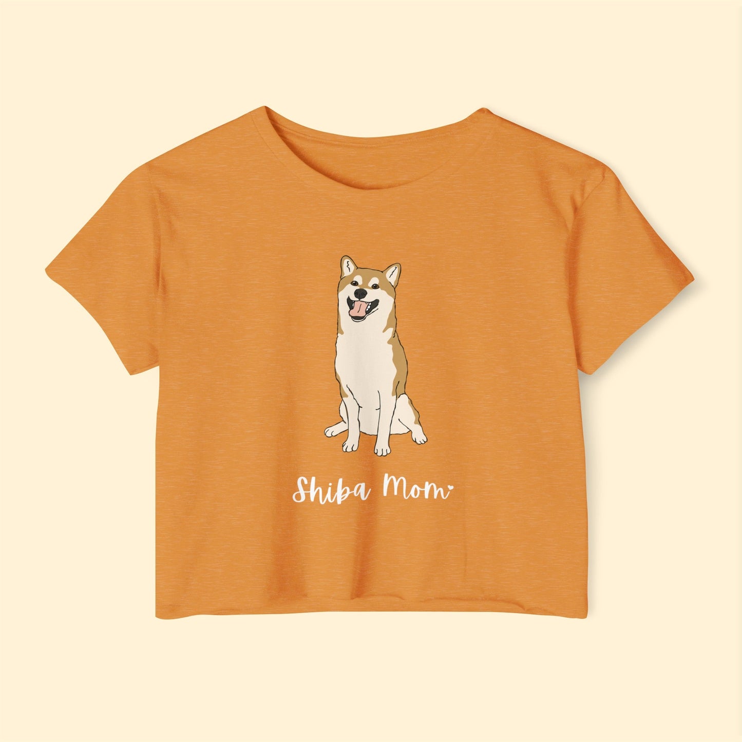 Shiba Mom | Women's Festival Crop Top - Detezi Designs-93173770947775319125