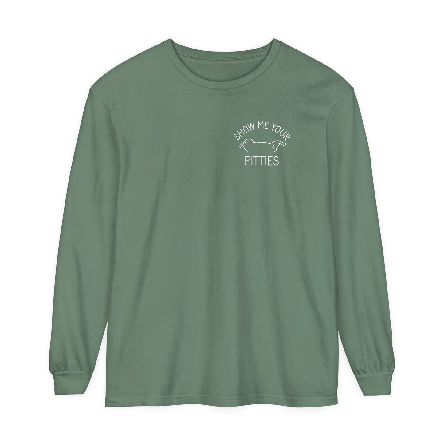 Show Me Your Pitties | FUNDRAISER for ACCT Philly | Comfort Colors Long Sleeve T-Shirt - Detezi Designs - 17130544376950125780