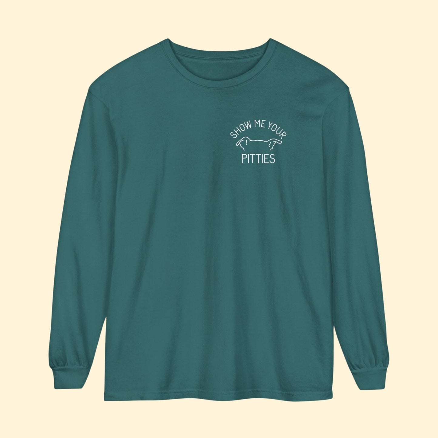 Show Me Your Pitties | FUNDRAISER for ACCT Philly | Comfort Colors Long Sleeve T-Shirt - Detezi Designs - 30342905778759548051