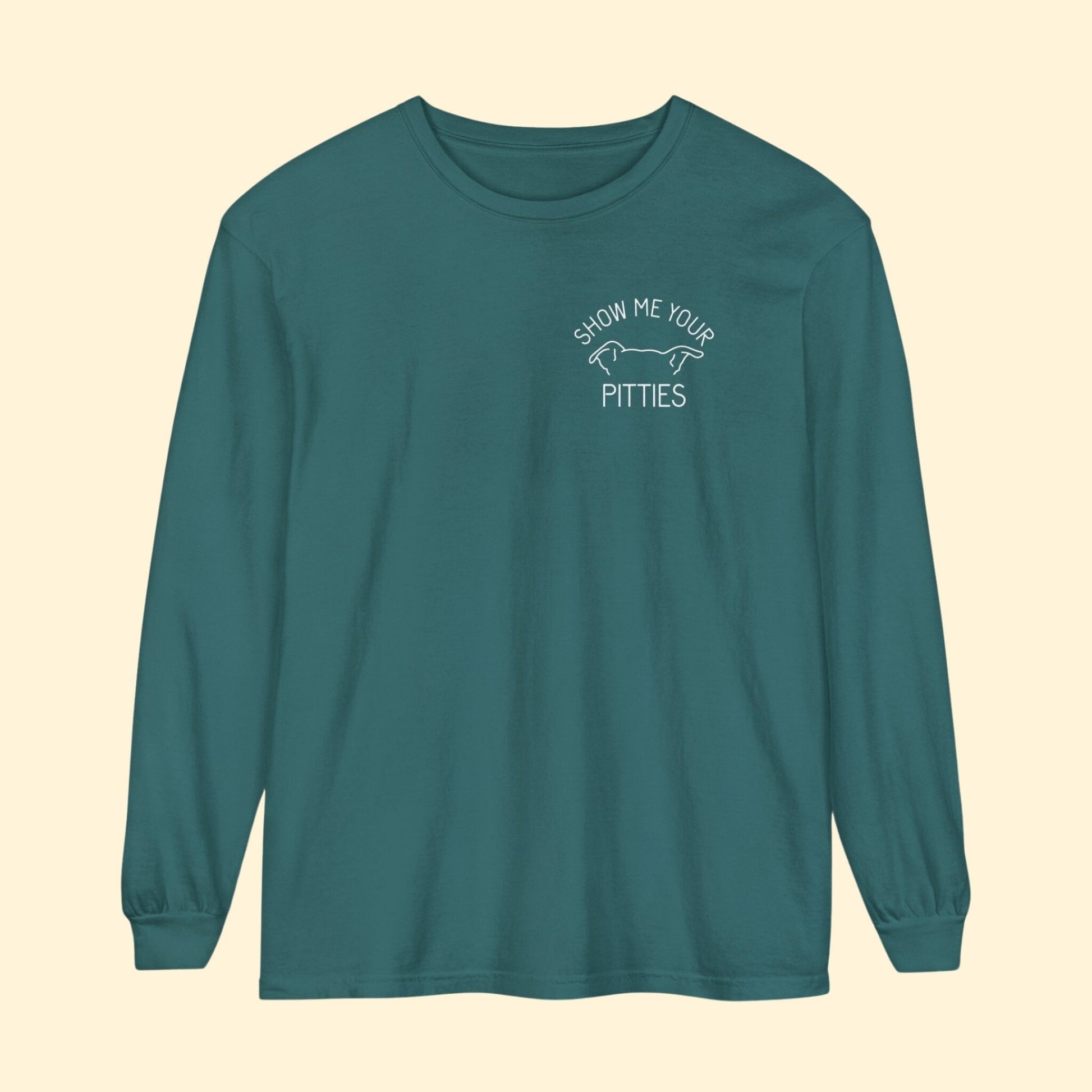 Show Me Your Pitties | FUNDRAISER for ACCT Philly | Comfort Colors Long Sleeve T-Shirt - Detezi Designs - 30342905778759548051