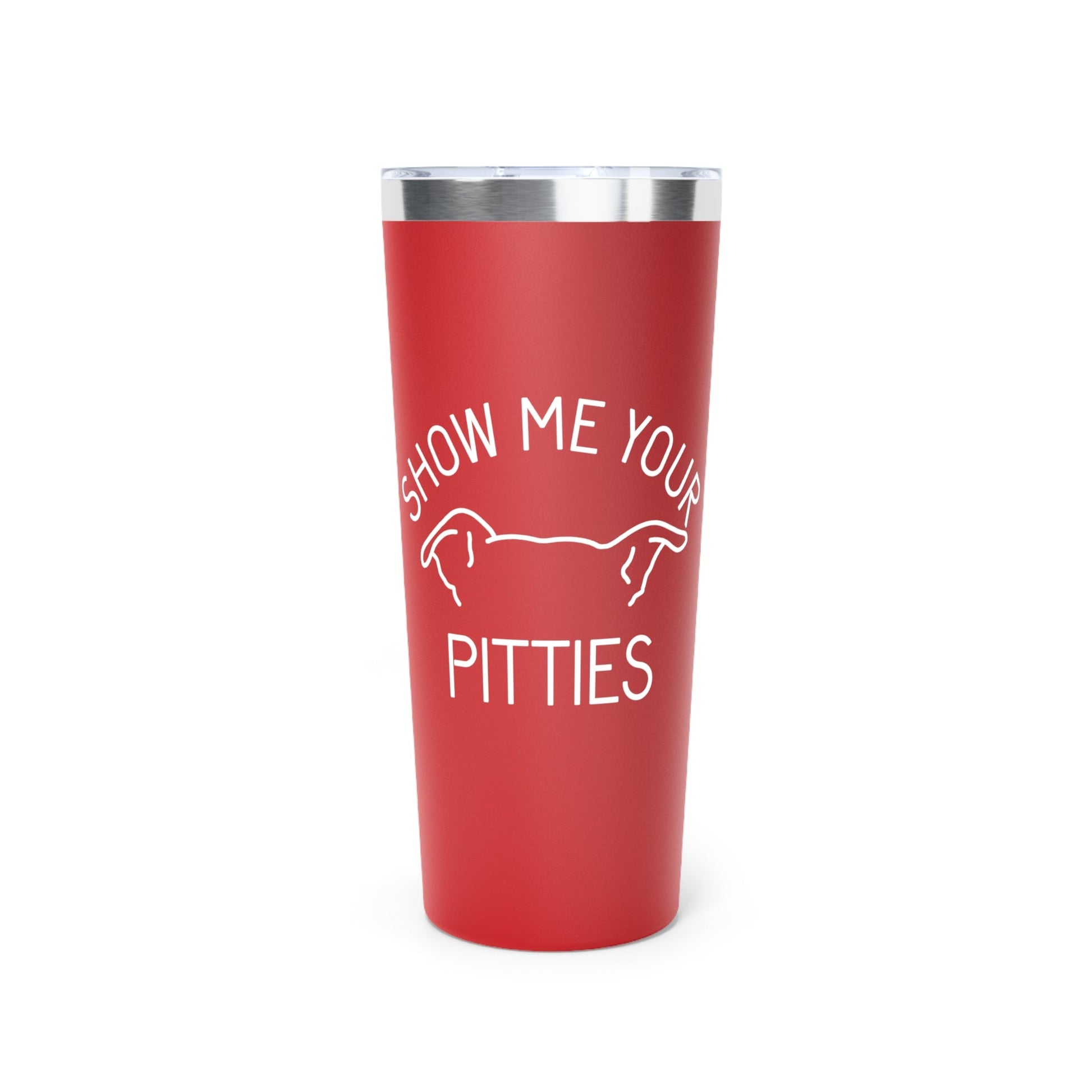 Show Me Your Pitties | FUNDRAISER for ACCT Philly | Insulated Tumbler, 22oz - Detezi Designs - 32350858777516300460