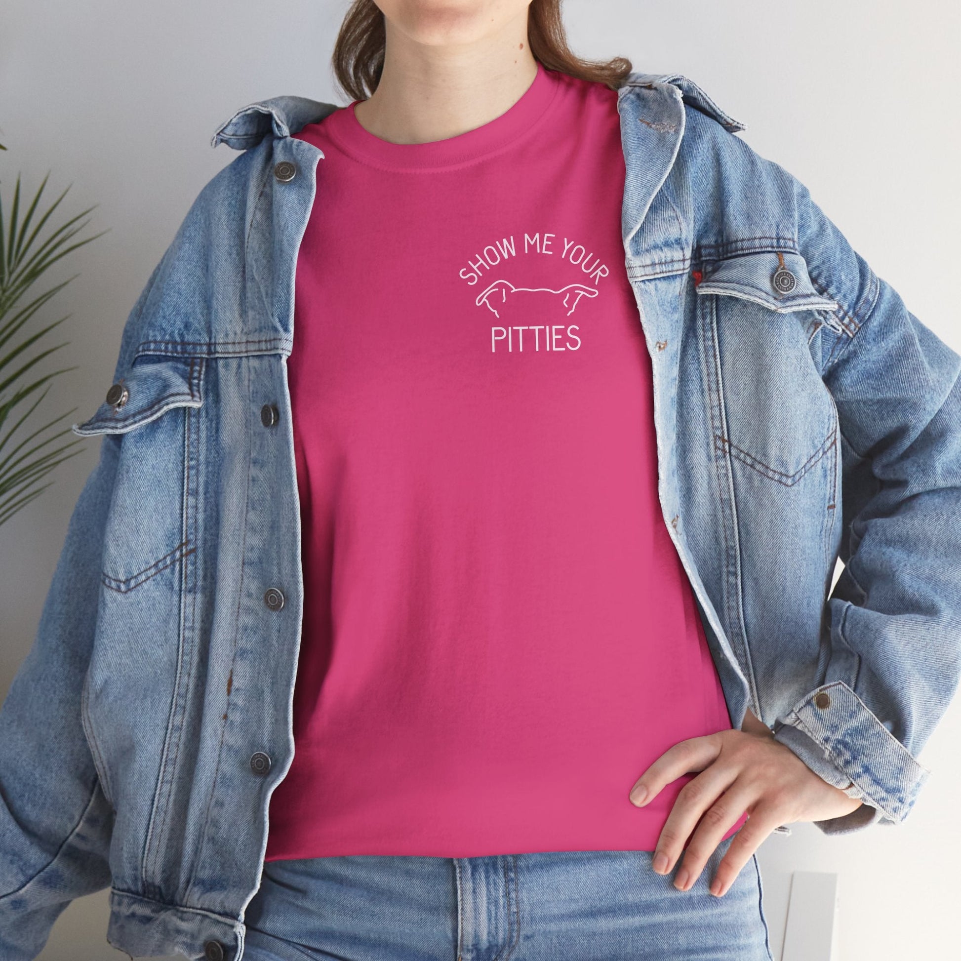 Show Me Your Pitties | FUNDRAISER for ACCT Philly | Unisex Crewneck T-shirt - Detezi Designs - 87876435146923132784