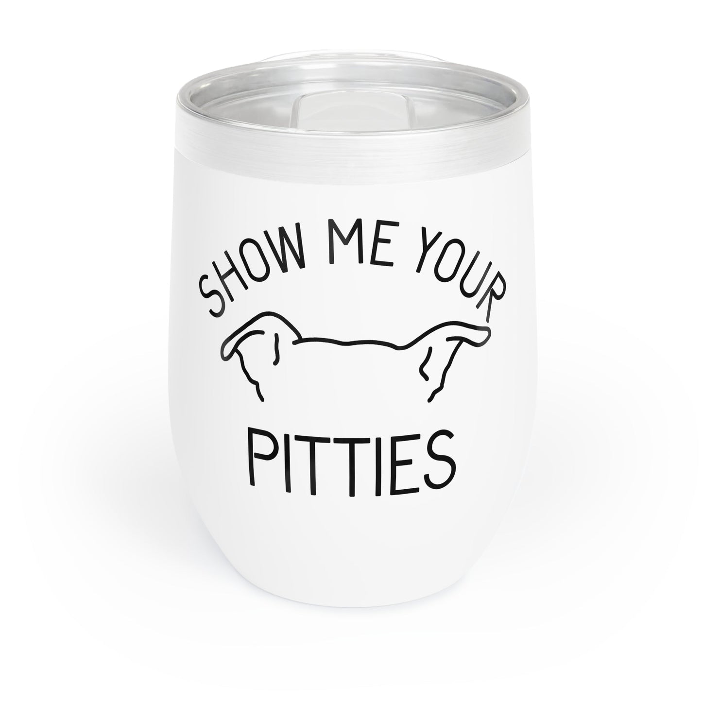 Show Me Your Pitties | FUNDRAISER for ACCT Philly | Wine Tumbler - Detezi Designs - 16249794417561541569