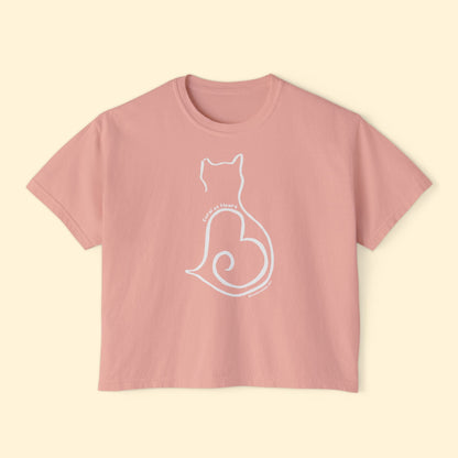 Silhouette | FUNDRAISER for Feral At Heart | Comfort Colors Boxy Tee - Detezi Designs - 16045561177984173976