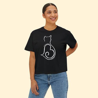 Silhouette | FUNDRAISER for Feral At Heart | Comfort Colors Boxy Tee - Detezi Designs - 16045561177984173976