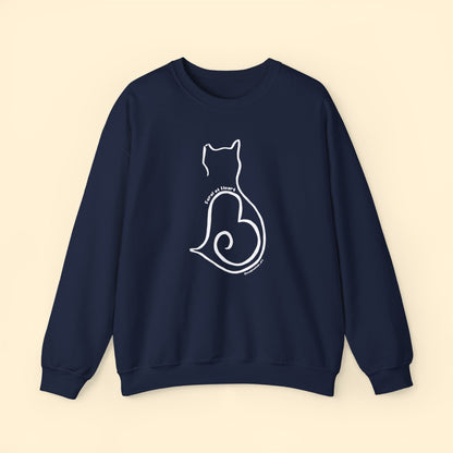 Silhouette | FUNDRAISER for Feral At Heart | Crewneck Sweatshirt - Detezi Designs-25787707441134286699