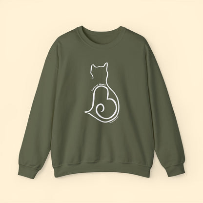 Silhouette | FUNDRAISER for Feral At Heart | Crewneck Sweatshirt - Detezi Designs - 25914830029430272153