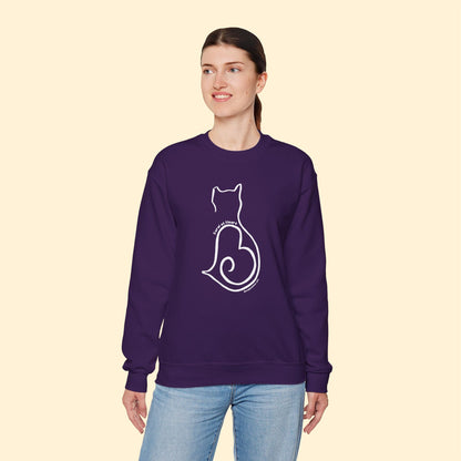 Silhouette | FUNDRAISER for Feral At Heart | Crewneck Sweatshirt - Detezi Designs - 25914830029430272153
