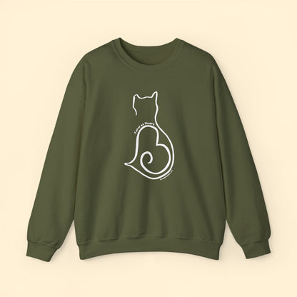 Silhouette | FUNDRAISER for Feral At Heart | Crewneck Sweatshirt - Detezi Designs-25914830029430272153