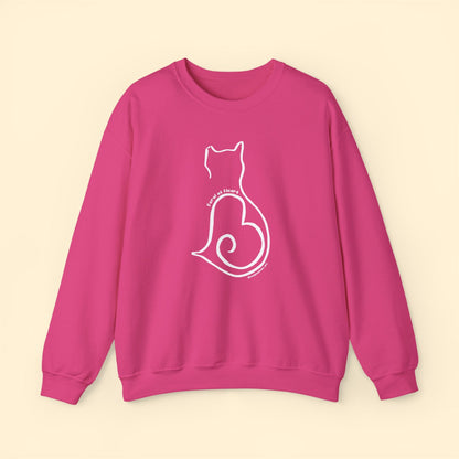 Silhouette | FUNDRAISER for Feral At Heart | Crewneck Sweatshirt - Detezi Designs - 52070324195098494302