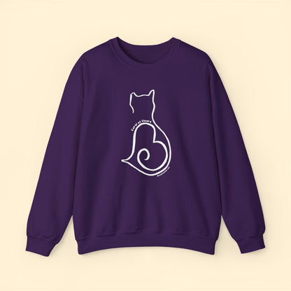 Silhouette | FUNDRAISER for Feral At Heart | Crewneck Sweatshirt - Detezi Designs - 63526000398150847720