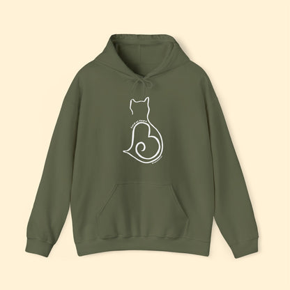 Silhouette | FUNDRAISER for Feral At Heart | Hooded Sweatshirt - Detezi Designs - 22577547641938828069