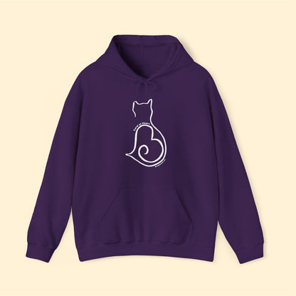 Silhouette | FUNDRAISER for Feral At Heart | Hooded Sweatshirt - Detezi Designs-27750904664032200486