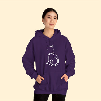 Silhouette | FUNDRAISER for Feral At Heart | Hooded Sweatshirt - Detezi Designs-66347564264470716606