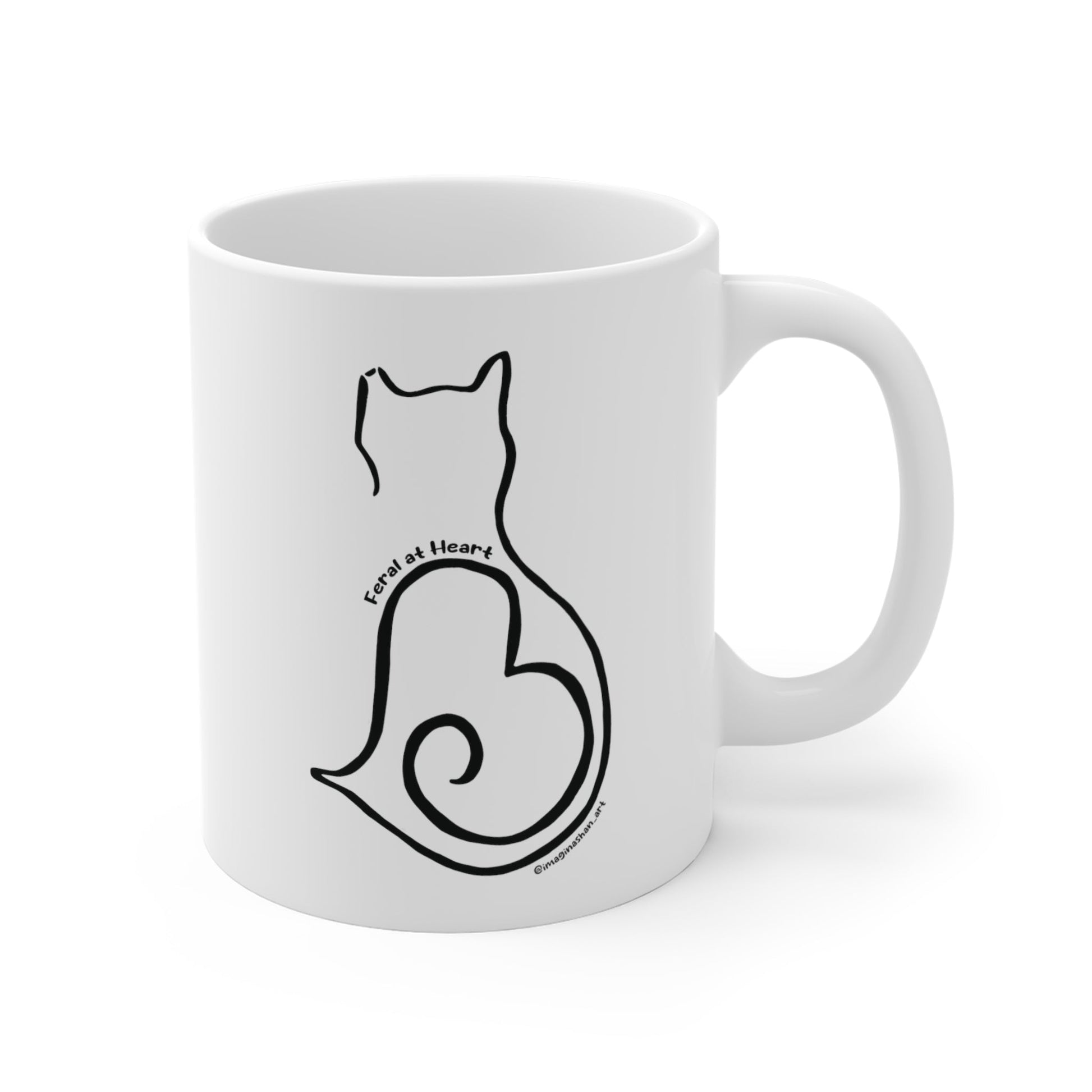 Silhouette | FUNDRAISER for Feral At Heart | Mug - Detezi Designs-17634676137865718164