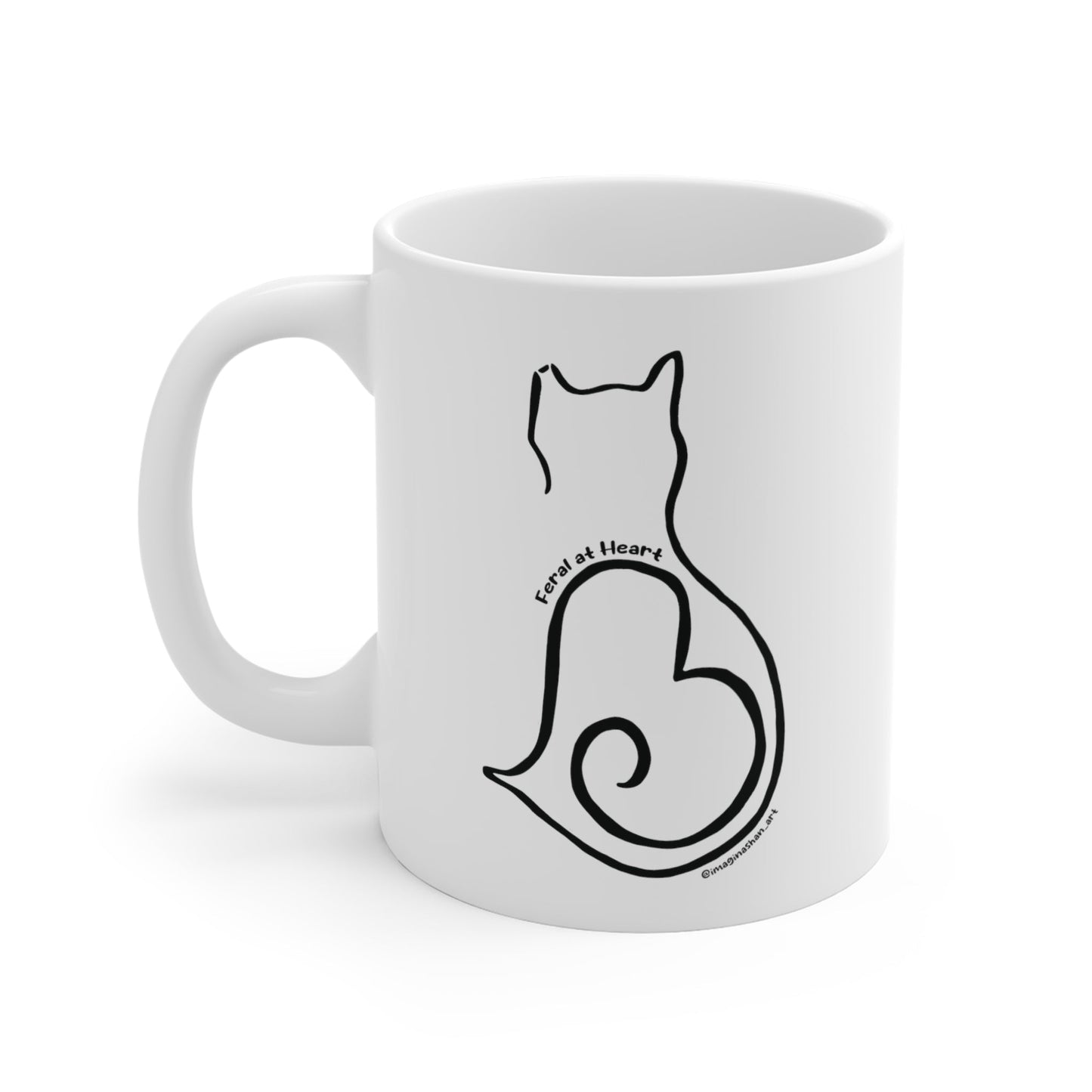 Silhouette | FUNDRAISER for Feral At Heart | Mug - Detezi Designs-17634676137865718164