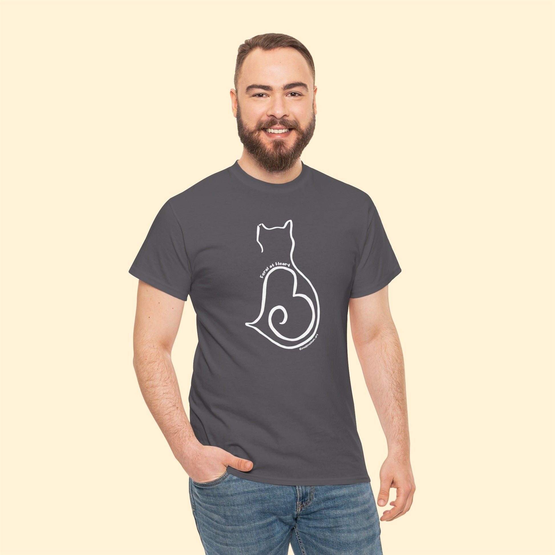 Silhouette | FUNDRAISER for Feral At Heart | T-shirt - Detezi Designs-19210453852173964298