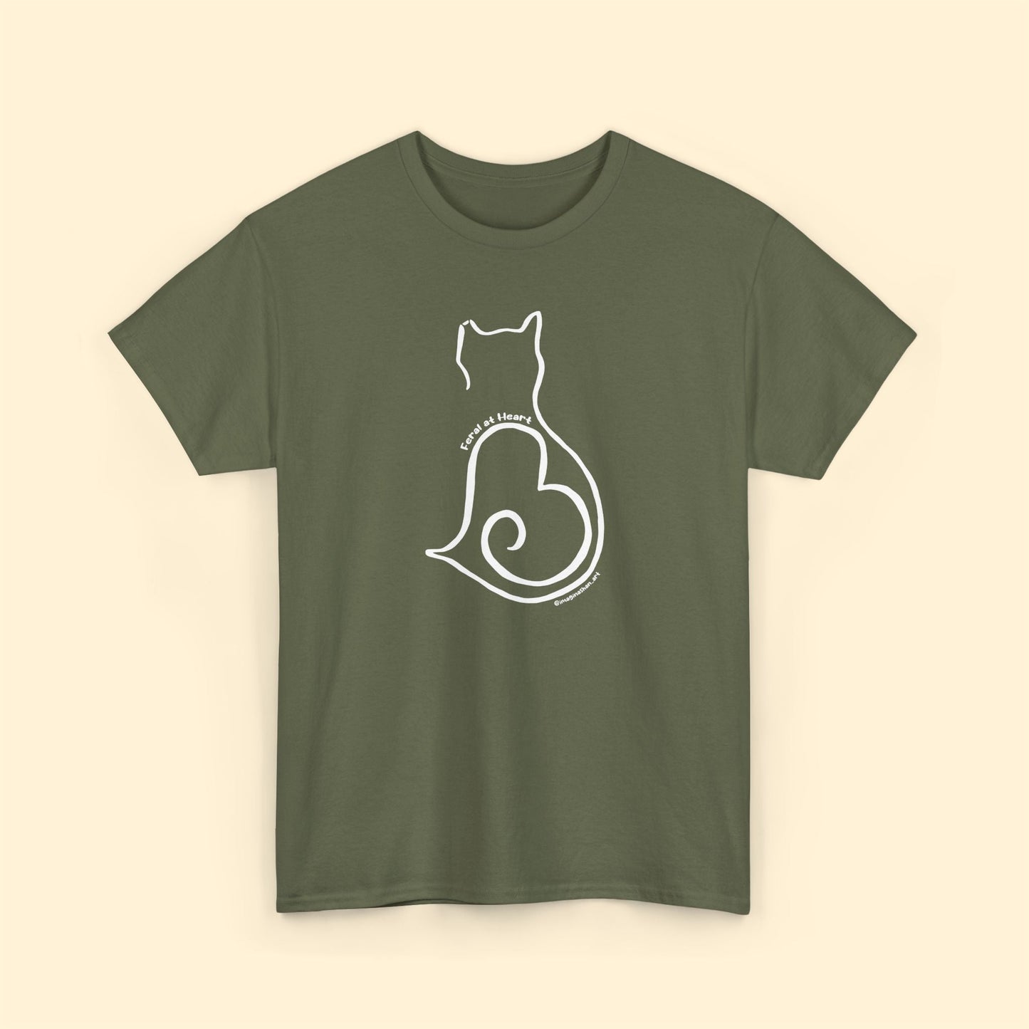 Silhouette | FUNDRAISER for Feral At Heart | T-shirt - Detezi Designs - 19210453852173964298