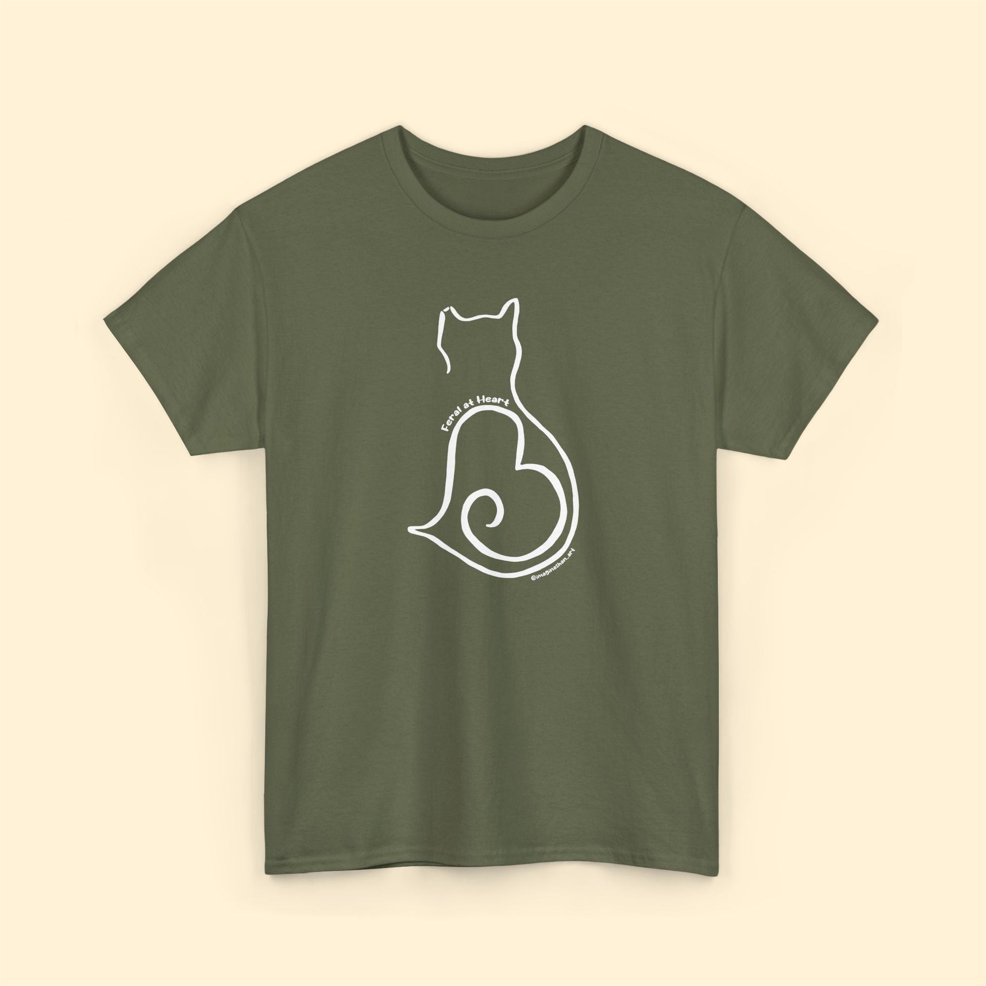 Silhouette | FUNDRAISER for Feral At Heart | T-shirt - Detezi Designs - 19210453852173964298