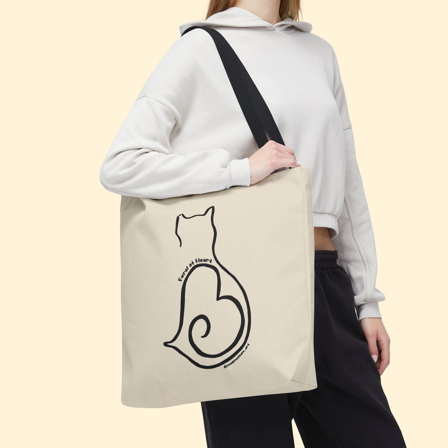 Silhouette | FUNDRAISER for Feral At Heart | Tote Bag - Detezi Designs - 20231957480499064043