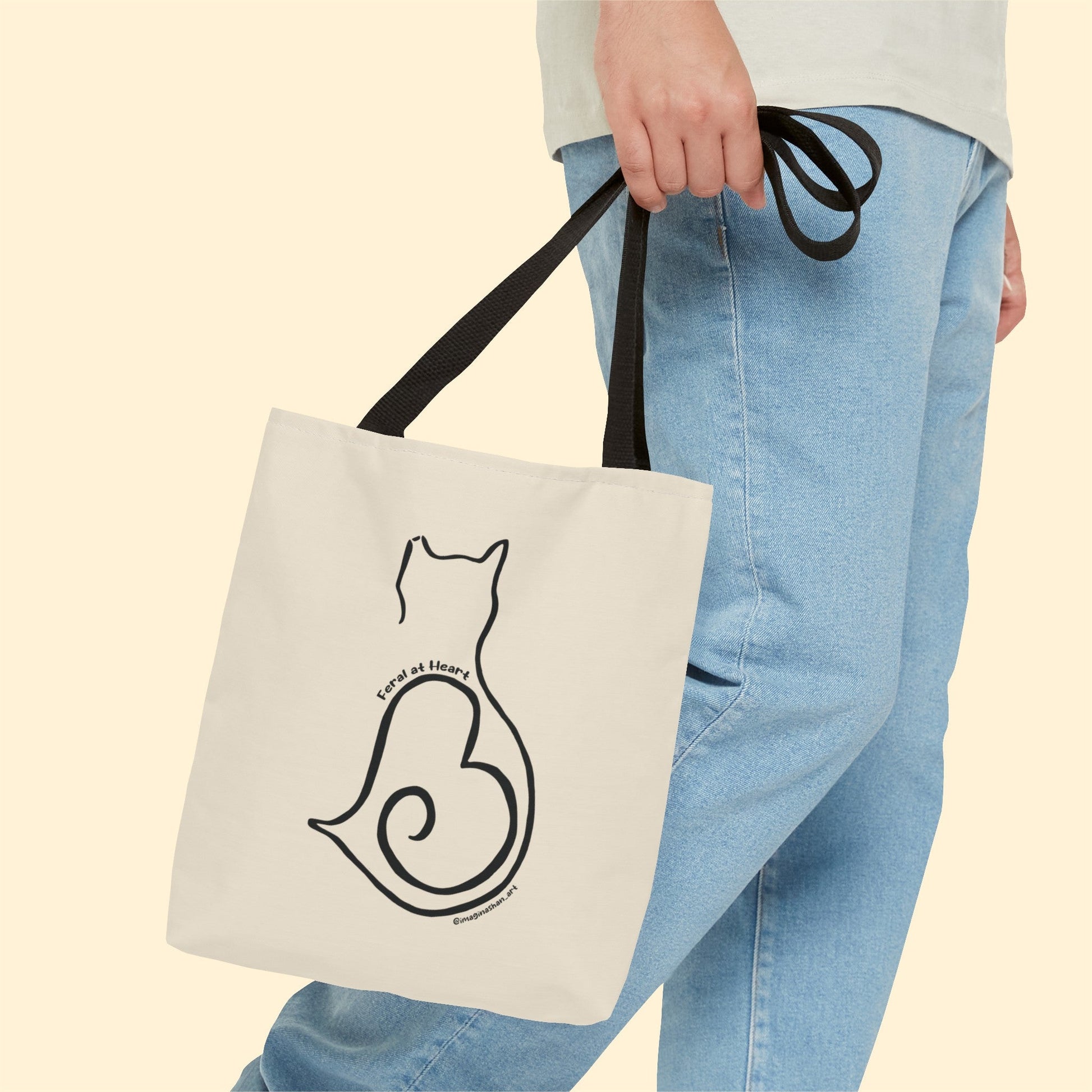 Silhouette | FUNDRAISER for Feral At Heart | Tote Bag - Detezi Designs-28488865434501745599