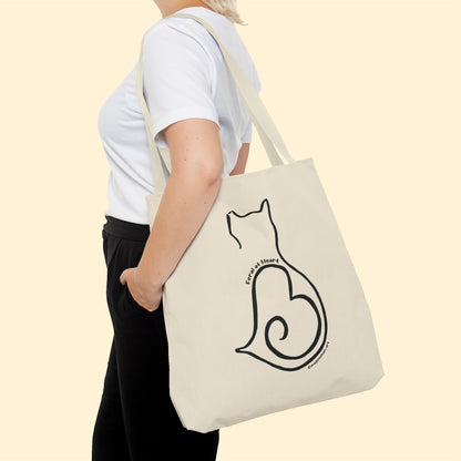 Silhouette | FUNDRAISER for Feral At Heart | Tote Bag - Detezi Designs-28488865434501745599