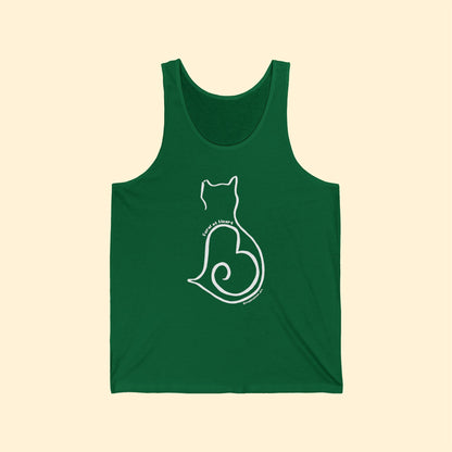 Silhouette | FUNDRAISER for Feral at Heart | Unisex Jersey Tank - Detezi Designs - 13950108521170020354